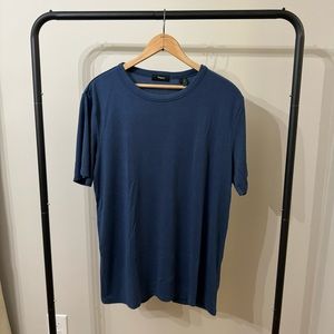Large Blue Theory Short Sleeve Shirt